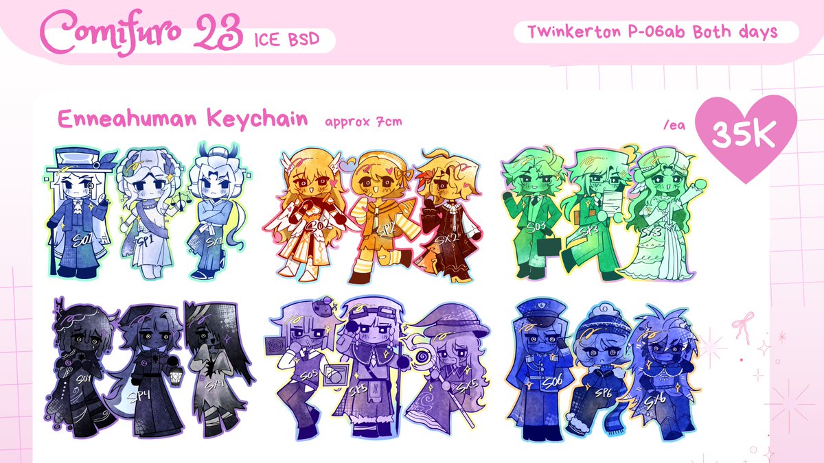 huanmiaw's tweet photo. [💕 &amp;🔁 appreciated!]
Huanmiaw's PO catalogue #CF23 is here!
PICK UP ONLY!

📍 Booth P-06 Circle Twinkerton
☀️ Both days
📆 16 Oct-18 Oct 
🔗 https://t.co/mR8bCseByF
💝 SFAWTDE, Enneahuman, TSFTL, A ReGect, Minecraft, ORV, ALNST, LADS, GDCG, Zeno, THGLL.

#cf23catalogue https://t.co/kjr3NM2vbj