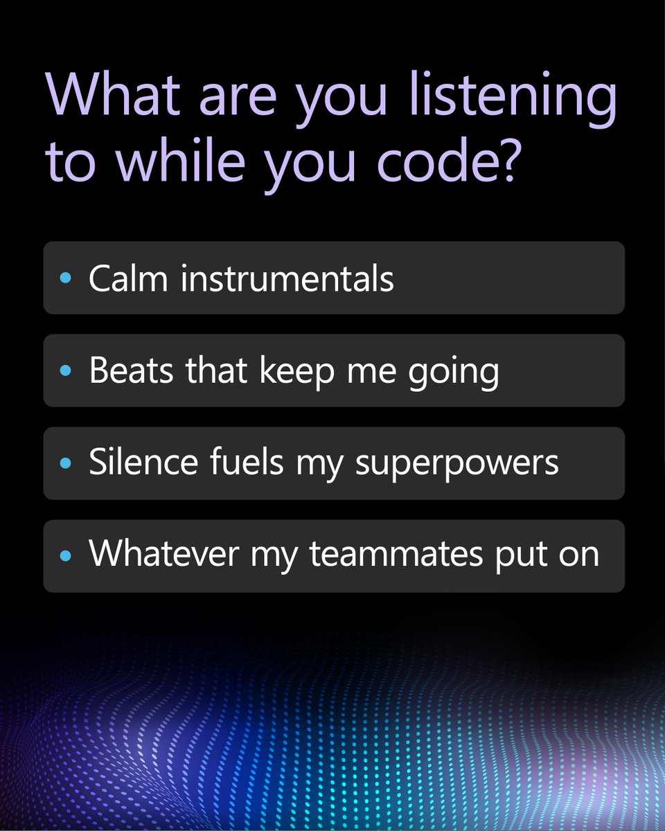 VSSubscriptions's tweet photo. Byte Break Friday! 🎧 What is on in the background when you are deep in the code? Drop your go-to in the comments 👇 https://t.co/9IPr2cc8Az