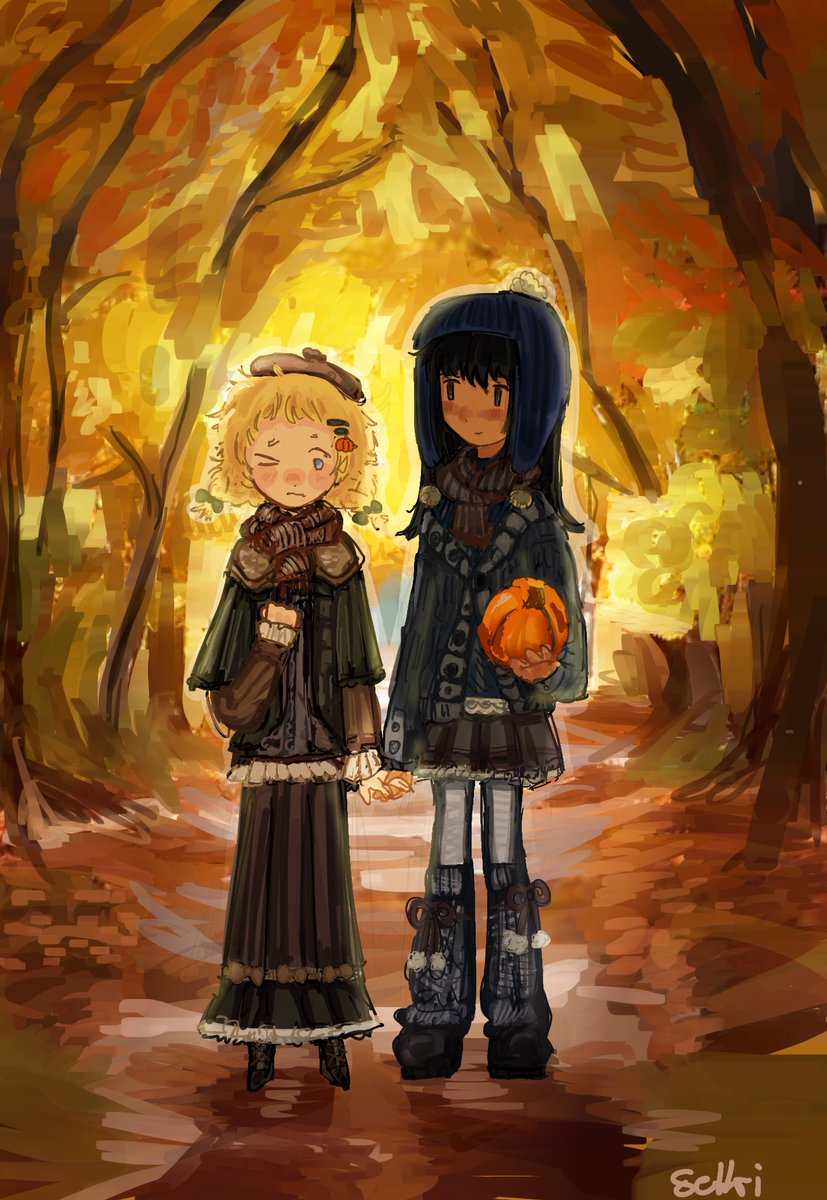 SelkiStarz's tweet photo. They’re collecting pumpkins for pumpkin carving!

#spcreek #creekyuri #tweektweak $craigtucker https://t.co/v1wR1wfLtL