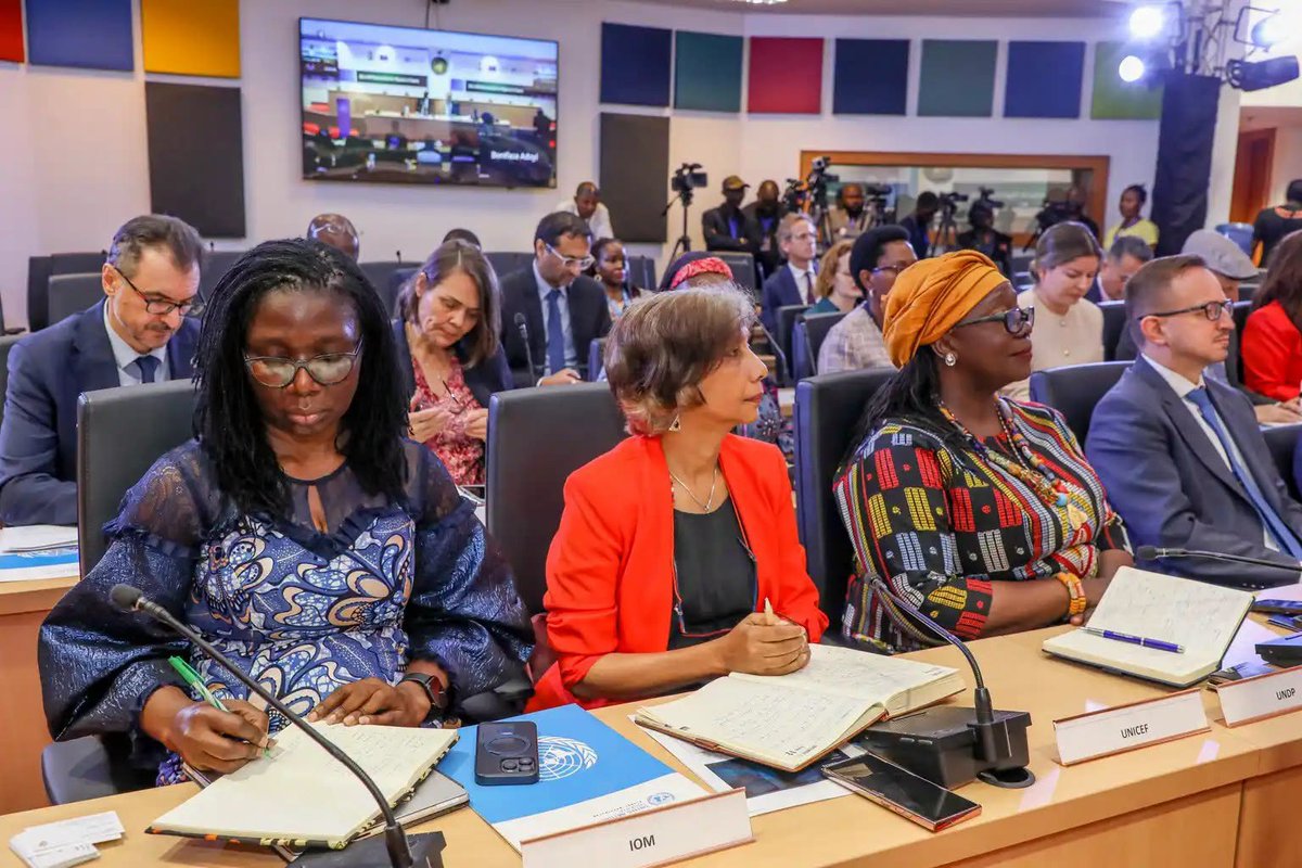 UN_Nigeria's tweet photo. @UN_Nigeria &amp; @EUinNigeria have renewed their commitment to addressing Nigeria’s development challenges at a High-Level Strategic Partnership Meeting in Abj.
The meeting focused on strengthening co-op, improving project delivery &amp; driving greater dev't impact across the country. https://t.co/UpObFEogjA