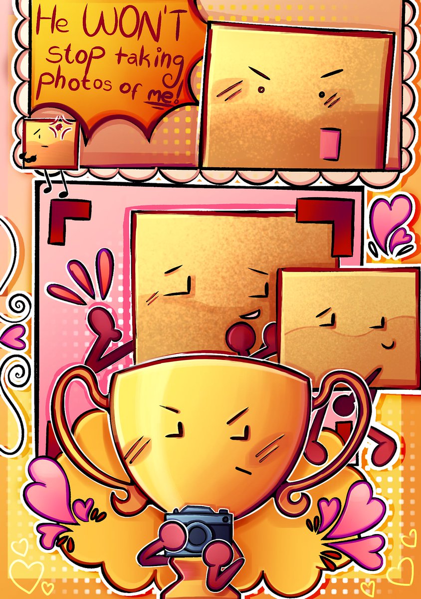 derosscuk's tweet photo. I've been so unmotivated to draw but heres my trophy x box fanart.. more trophbox 
commisions are still open, 5 dollars per character, okay... okay
#ii #osc #objectshow #trophbox https://t.co/ULKjgbyWmG
