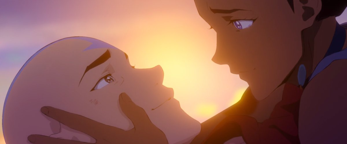 SeanGBazooka's tweet photo. Just reading some the spoilers for the Aang novel. It makes this scene hit even harder #kataang https://t.co/QvV2fdP1CG