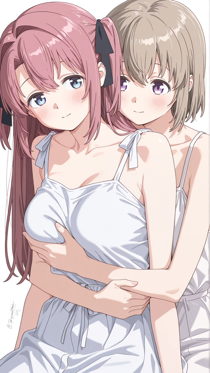 TakayamaHitomi_'s tweet photo. 彼女は恋人の魅力に抗えなかった 、🍈🍈wwwww 

#上伊那ぼたん
#百合 https://t.co/P2MSlCIeup