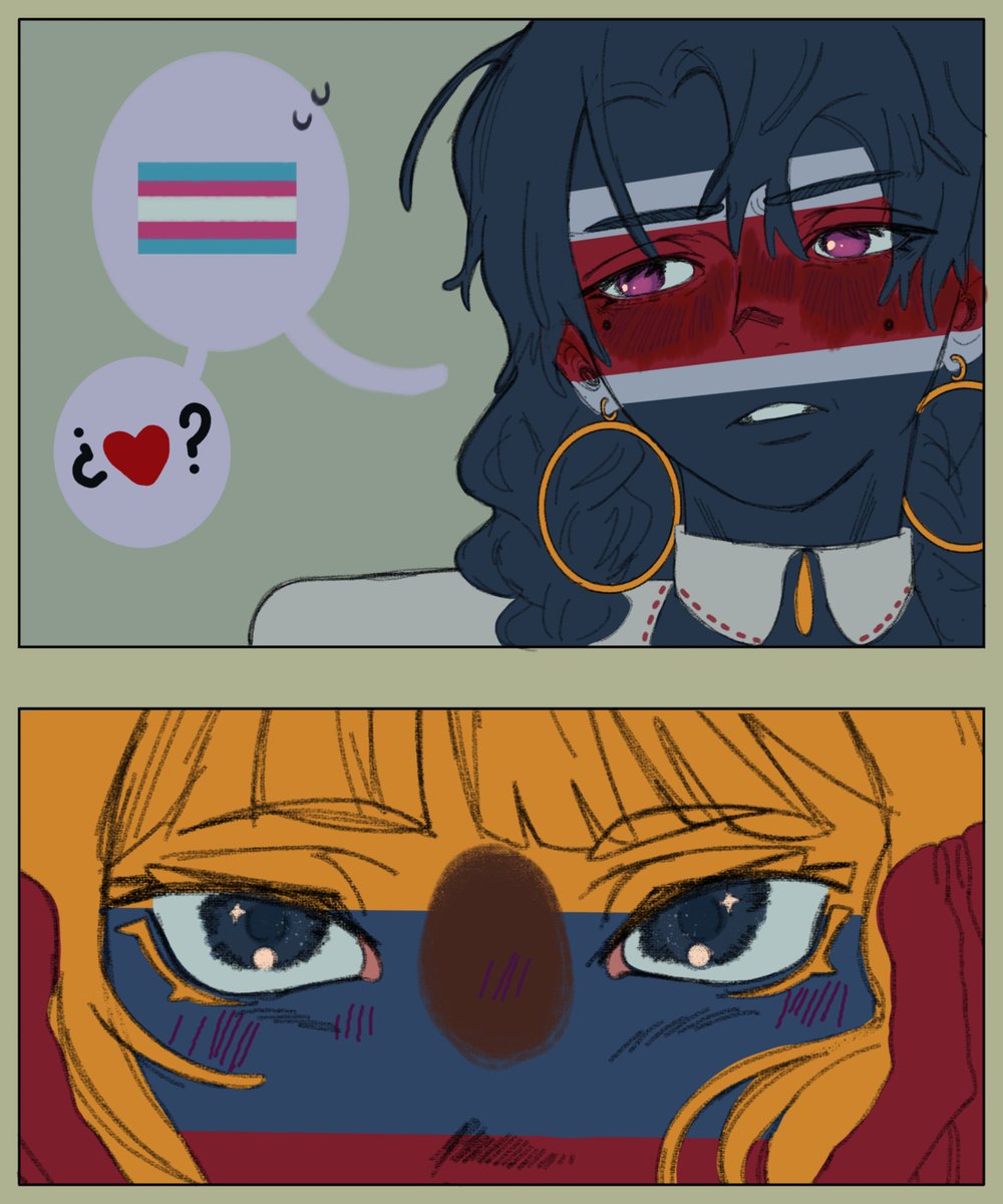 _b0oom's tweet photo. 🇪🇨🇨🇷 #countryhumans 🏳️‍⚧️❤️‍🩹🫂 https://t.co/yzNErQF8Qz