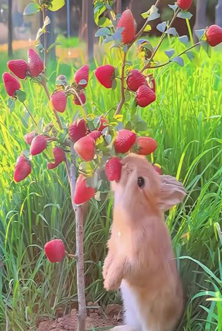CoffeeMode79's tweet photo. Hello.
I saw videos of bunny eating berry in such way. 
I have never seen a verry grow in such a way.
Were can I find such berries? https://t.co/8N3AAtyZ6n