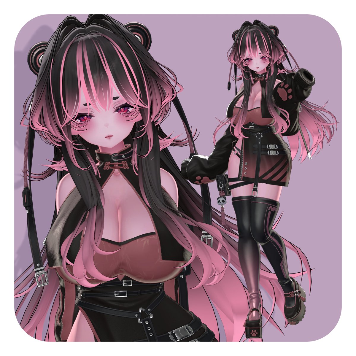 rabitaroO's tweet photo. おはよ〜🐼💞
 #Milltina3D https://t.co/pQ2UmkjwTW