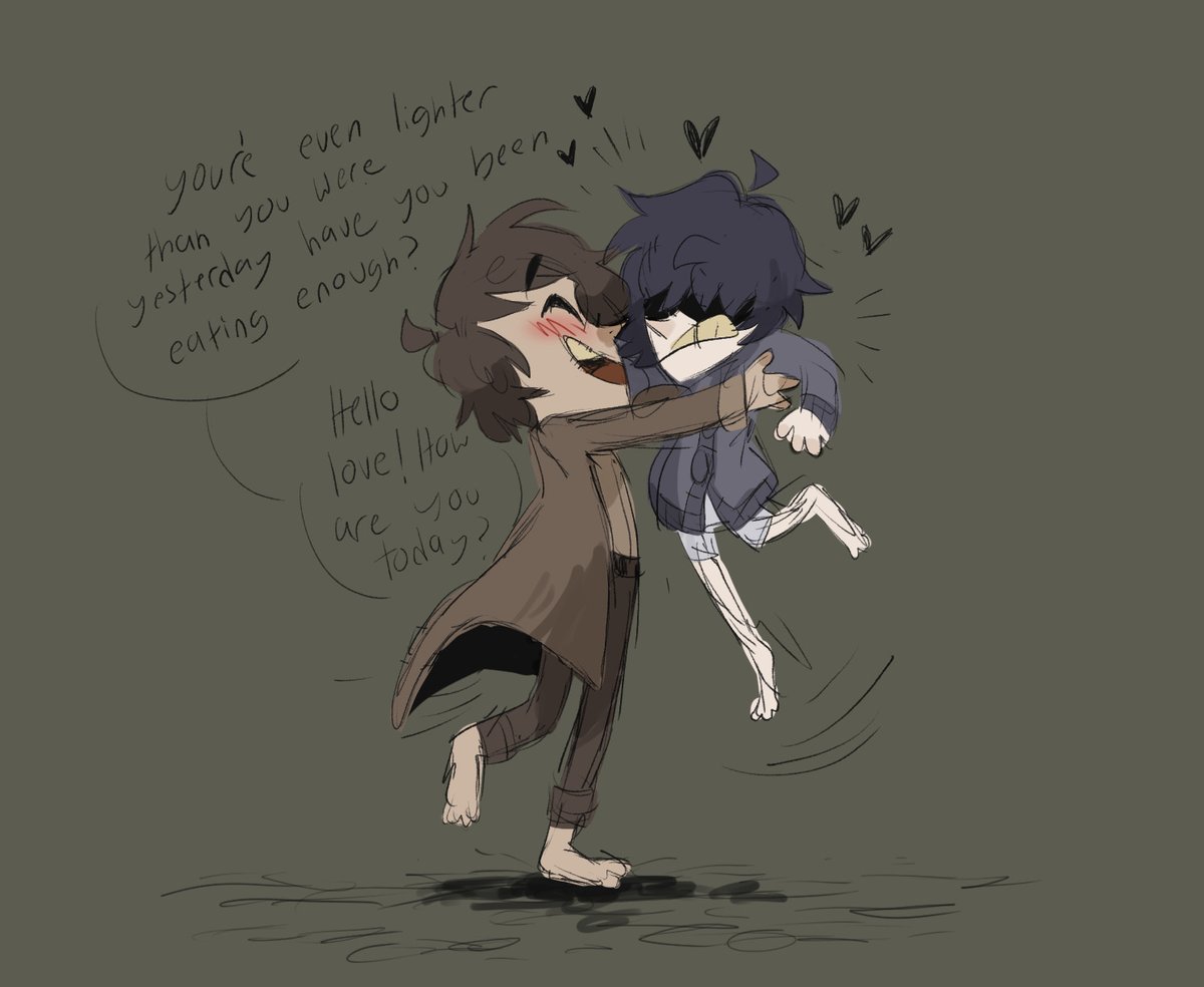 Sketchpad2018's tweet photo. reposting some old monix art that im still really proud of id like to imagine that mono is british and likes to call six "love" as a term of endearment without understanding the social connotations of what that means

#ln #littlenightmares2 #monix https://t.co/dlG5lv3aYp