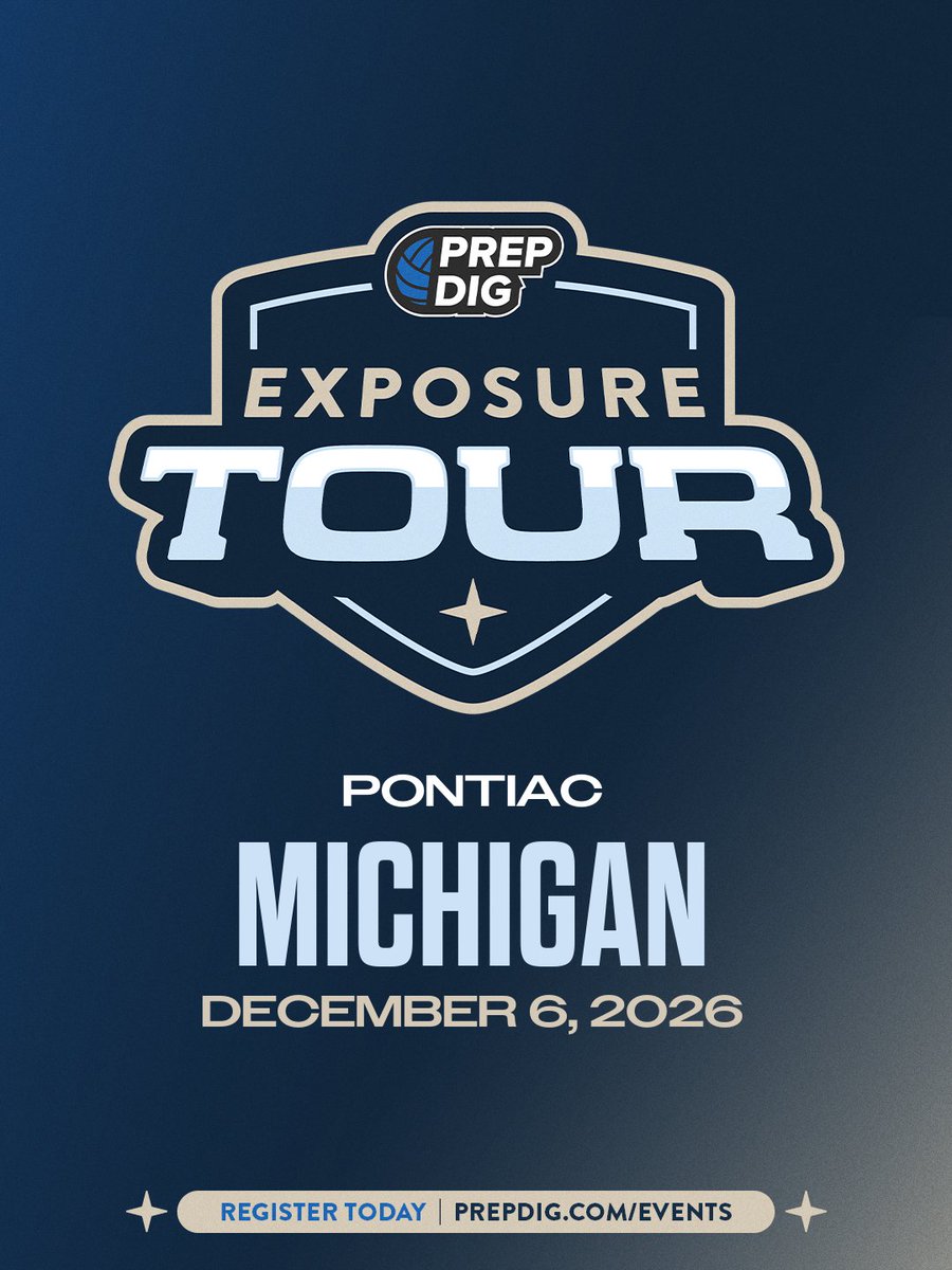 PrepDig's tweet photo. ✨ Registered: Reese Berryman | Prep Dig State Ranked #17

Reese Berryman, the #17 ranked player in Michigan, is heading to the Exposure Tour in Michigan!!

👉 Join the list &amp; register using code SHOWCASE to save: https://t.co/C5xka1RKep https://t.co/nxZY1HJDhK