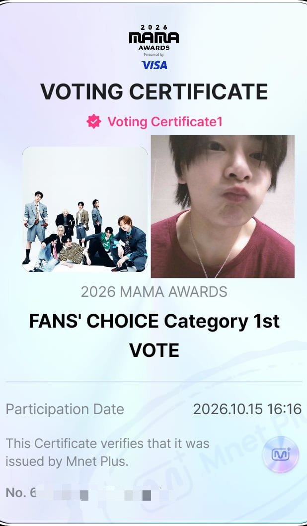 linnievrse's tweet photo. pague mi cel q estaba bloqueado para poder votar 😻

#2026MAMAVOTE #StrayKids https://t.co/hekQdANw3H