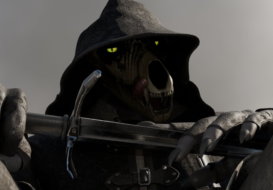 DiffusedLizard's tweet photo. Small teaser of the new guy. Just a screenshot from some test poses i was doing, still adjusting few things before he's ready for animations. https://t.co/zD0yndis0G