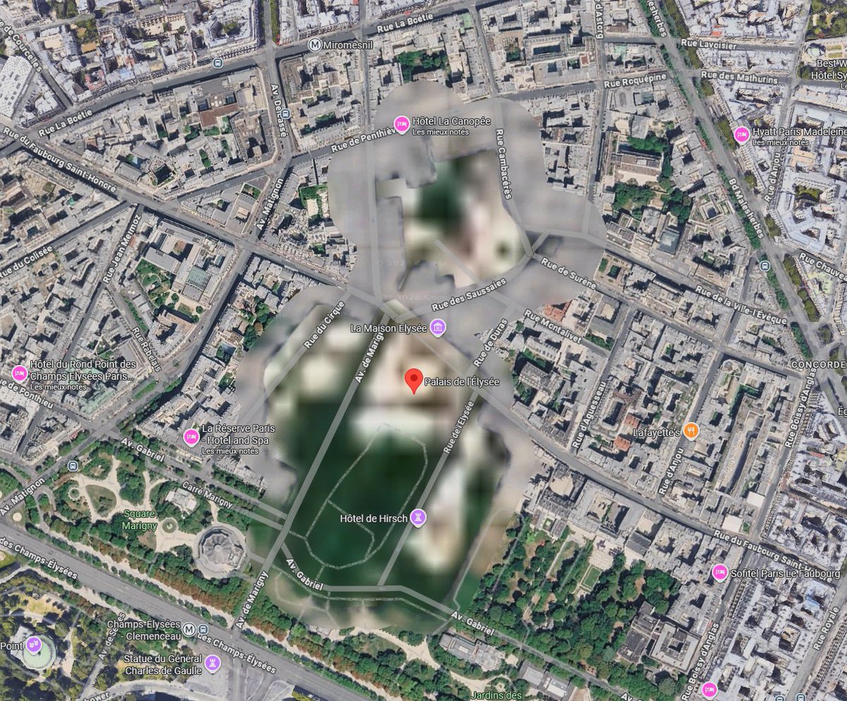 Leftist_Legend's tweet photo. PTDRRRRR CA A FLOUTÉ L'ELYSÉE SUR GOOGLE MAPS
genre Macron il a dit l’elysée c'est la zone 51 😂 https://t.co/EJLtWrEpQ8