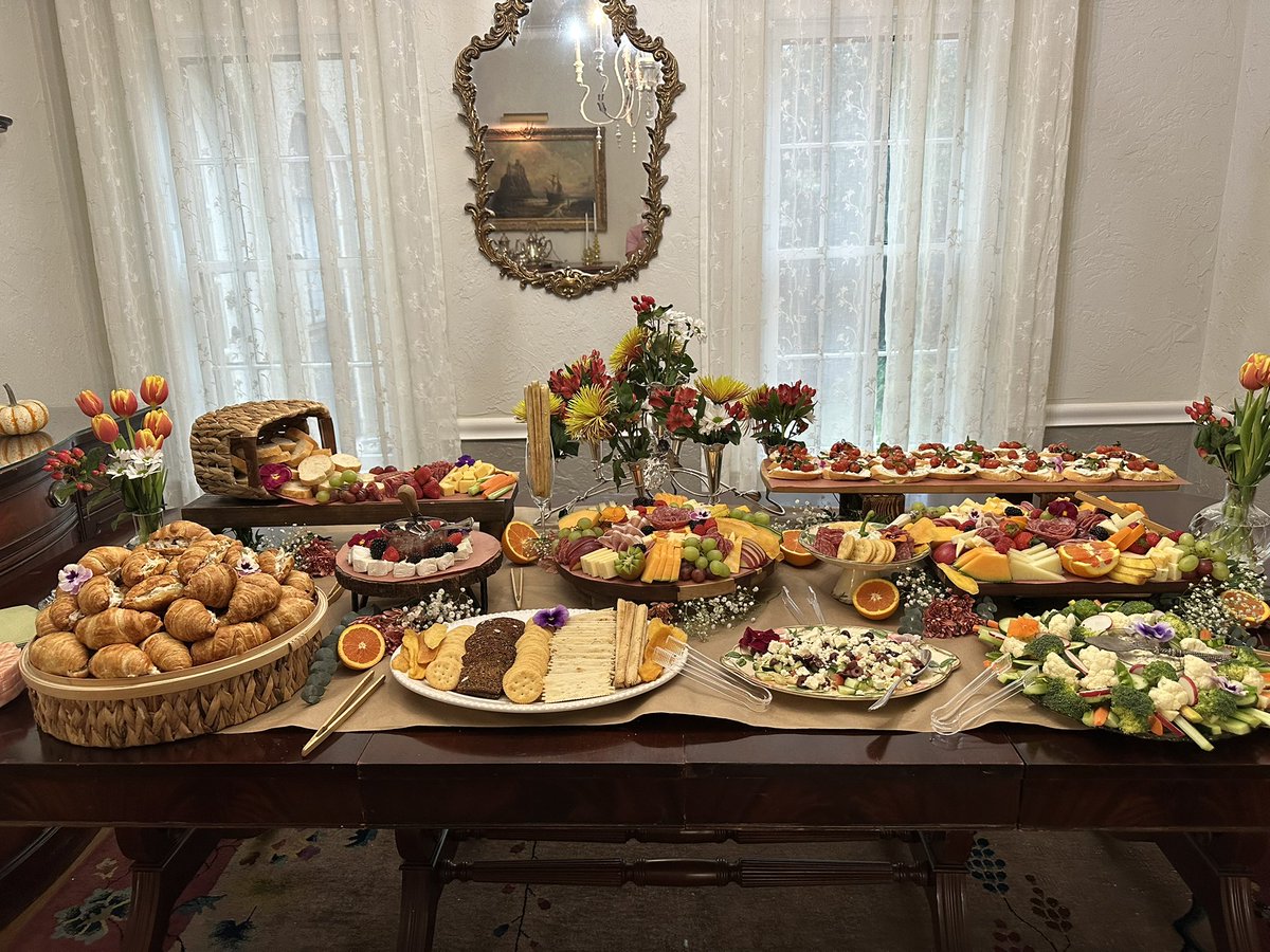 Michaelfiore's tweet photo. My wife just made this charcuterie spread for an event. She’s incredible.

What do you think people would pay for something like this? https://t.co/20ZIjSYAjk