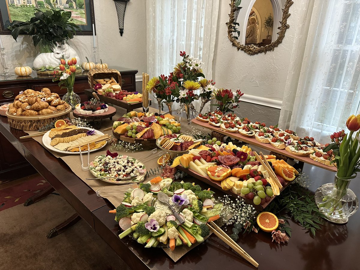 Michaelfiore's tweet photo. My wife just made this charcuterie spread for an event. She’s incredible.

What do you think people would pay for something like this? https://t.co/20ZIjSYAjk