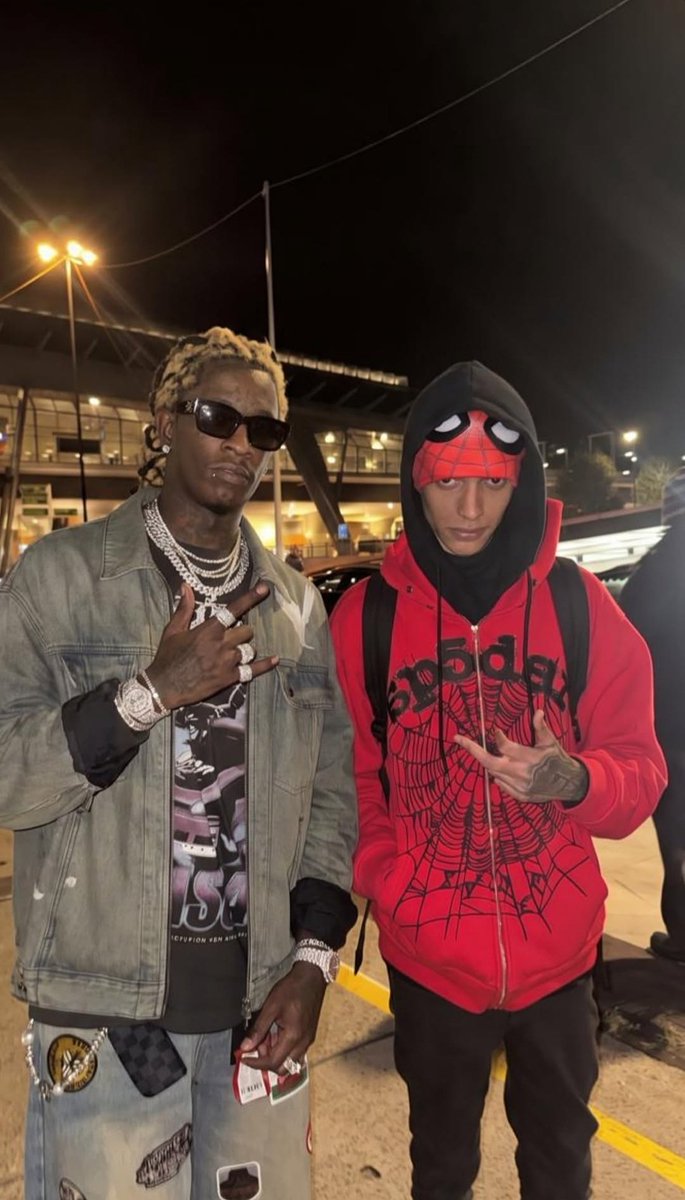 rappercopiando's tweet photo. Young Thug x Oruam https://t.co/nsicTym0qa