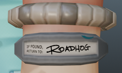 thecatfell93225's tweet photo. Fun little details about Junkrat's beach skin. https://t.co/7EI4UdbagH