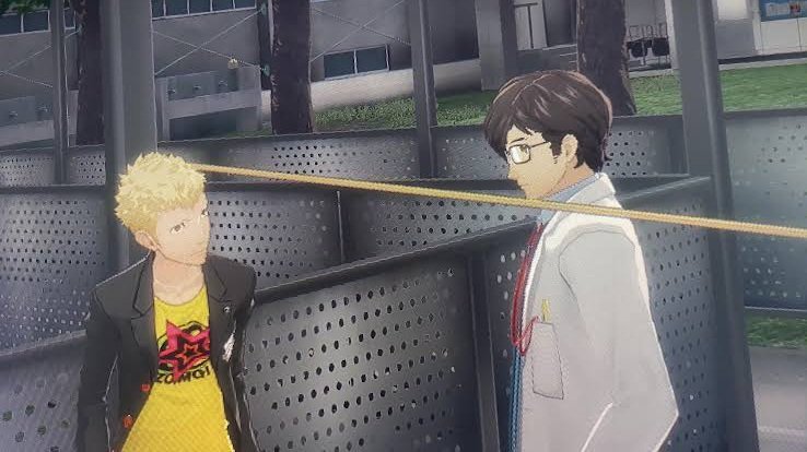 NotPhantomTH1EF's tweet photo. Playing horror games with Maruki involves a lot of asking the monsters to join his perfect reality... https://t.co/kG6bZGzZGk