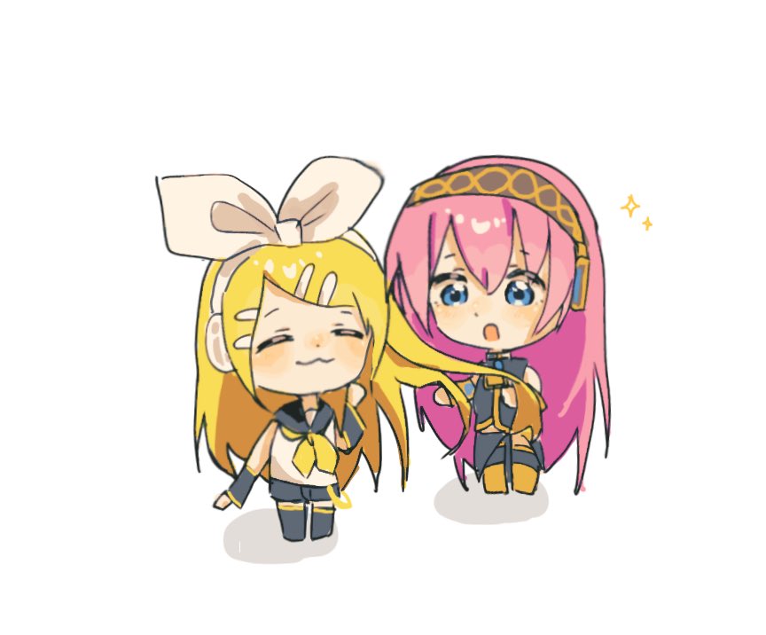 iE8tD9sQmr45617's tweet photo. おそろい
#鏡音リン　#巡音ルカ https://t.co/3jtVHUpw9O