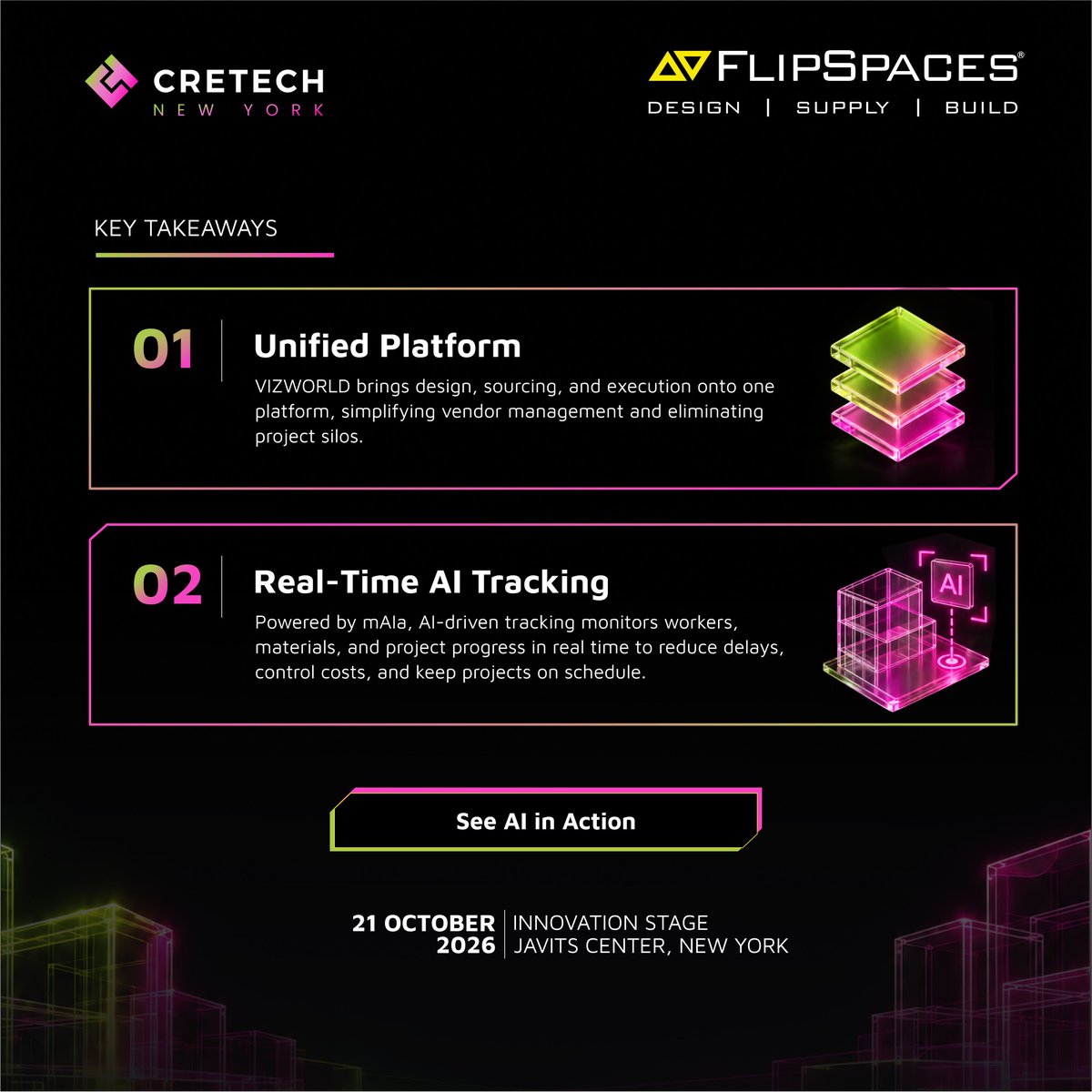 Flipspaces's tweet photo. Join Flipspaces’ VP, Head of Sales Ilya Gamer for an insider look at how unified platforms and real-time AI tracking are eliminating project silos and keeping build-outs on track.

#Cretech #CRE #PropTech #RealEstateTech #Flipspaces https://t.co/TLOXaGLQ5v