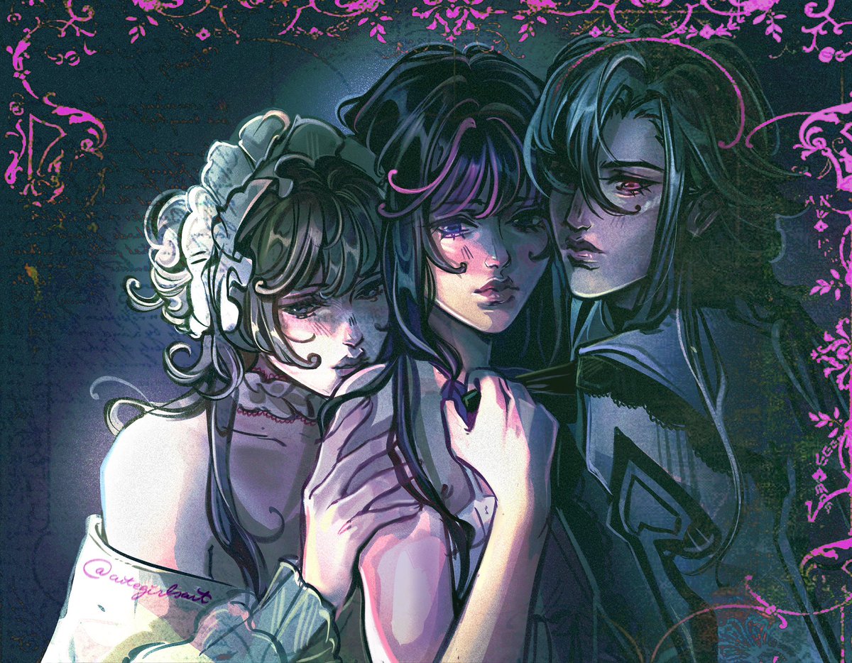 cutegirlsart's tweet photo. Slumber party (without me?) #GenshinImpactㅤ https://t.co/56FiGpXEzS