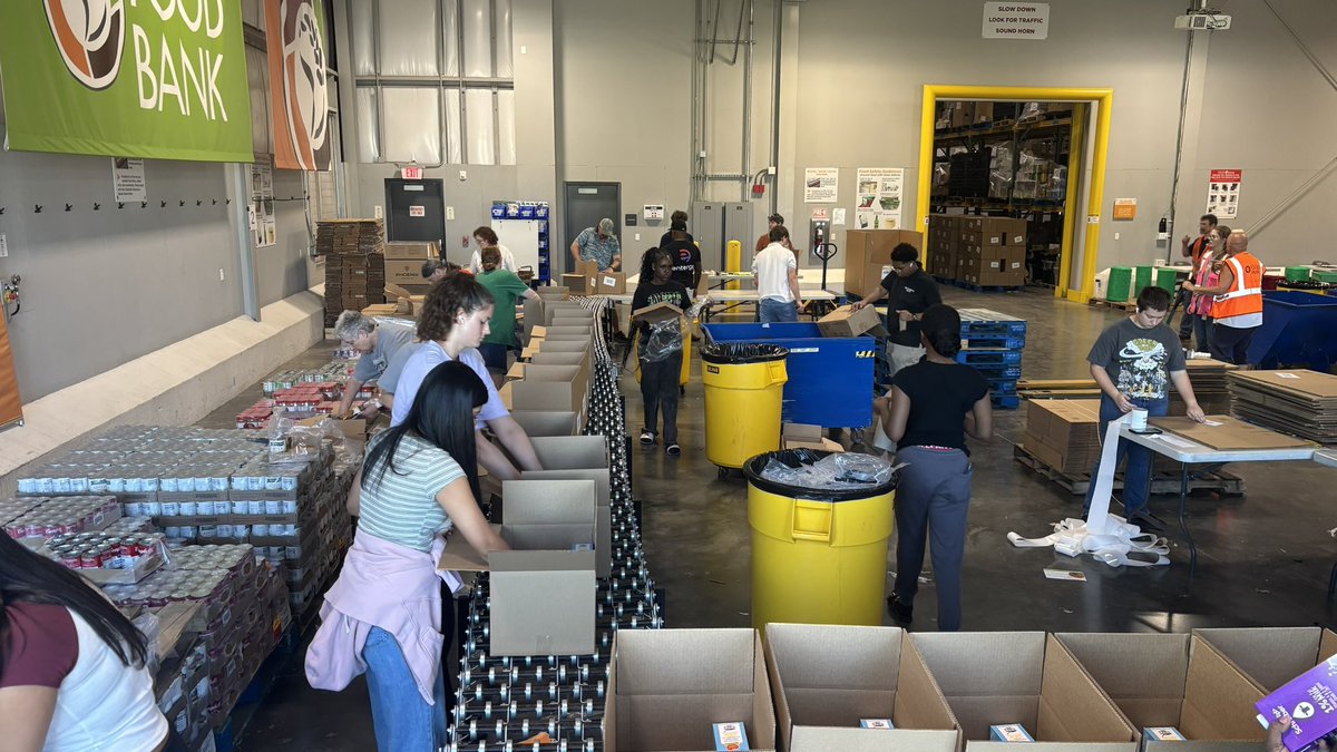 ChiefKeith's tweet photo. We broke some records today at the @ARFoodbank. We packed meal boxes for 450 seniors totaling 15,360 pounds  (that’s 7 1/2 tons of food)—in under 2 hours! We had a great volunteer crew that was hard working and efficient. Come join us —> https://t.co/QkjAElPmes.  #arwx https://t.co/VWLFvedu4U
