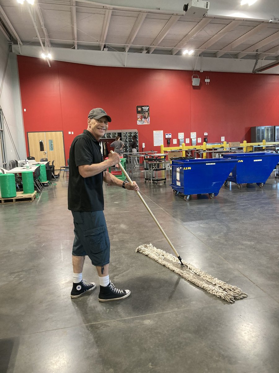 ChiefKeith's tweet photo. We broke some records today at the @ARFoodbank. We packed meal boxes for 450 seniors totaling 15,360 pounds  (that’s 7 1/2 tons of food)—in under 2 hours! We had a great volunteer crew that was hard working and efficient. Come join us —> https://t.co/QkjAElPmes.  #arwx https://t.co/VWLFvedu4U