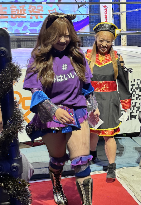 StrollCam's tweet photo. Ice Ribbon #1451 ~ Hamukatsu Birthday Festival
2025.10.25 – Ice Ribbon Dojo

Hoshi Hamuko &amp; Manami Katsu 🎂🎉

#星ハム子 #勝愛実 #iceribbon #アイスリボン #ハムカツ生誕祭 #アイスリボン道場 https://t.co/owB5xJftrK