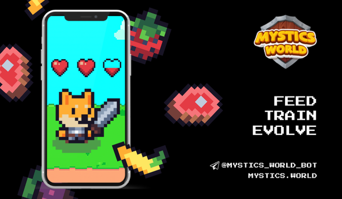 MysticsLand's tweet photo. No high-end gaming PC required. 

Mystics democratizes Web3 gaming by delivering rich open-world management and hero breeding mechanics directly to any smartphone with Telegram installed. 📱 https://t.co/Iu5HRVjbjn