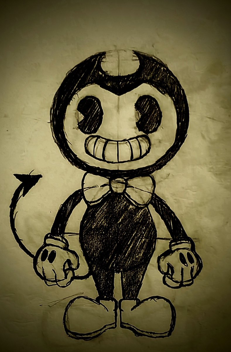 JADREW1956's tweet photo. My Outside Cycle 

Bendy (Benjamin) Drew Redrawn 
#BENDY #BATIM #BATDR https://t.co/Kcqj4bgoi6