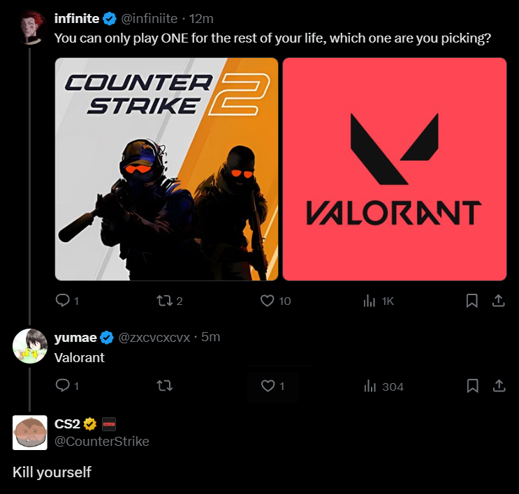 infiniite's tweet photo. I still can't believe CS2 tweeted this https://t.co/pI3Lpux3p4