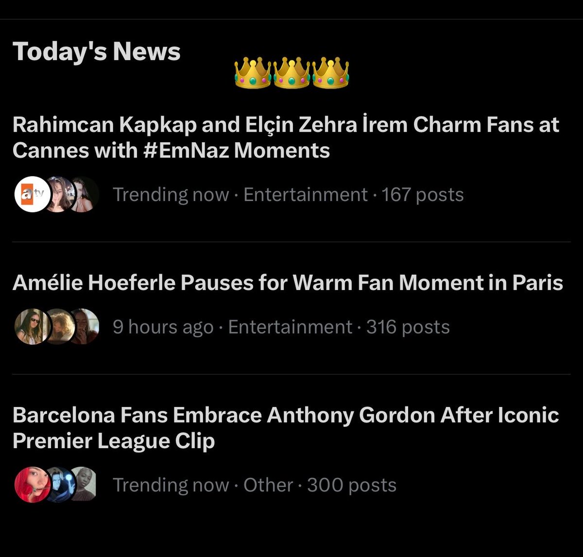 ChooseLoveHope's tweet photo. atv, Elçin ve Rahimcan’ın Cannes videosunu daha bir saat bile olmadan paylaştı ama şimdiden #EmNaz ve oyuncularımız Twitter gündeminin zirvesine yerleşti! Tam 3 haftadır Twitter gündemini resmen ele geçirdiler! @mugeugurlar @hilal_yildiz @rahimcankapkap @atvcomtr @_NTCMedya 🧿 https://t.co/dabwWcpWTS