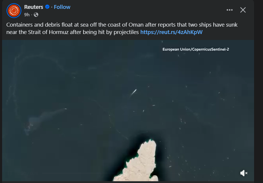MenichRonald's tweet photo. ISTR Donny saying that he controls the Strait of Hormuz. https://t.co/ojD1KJ2Mjl