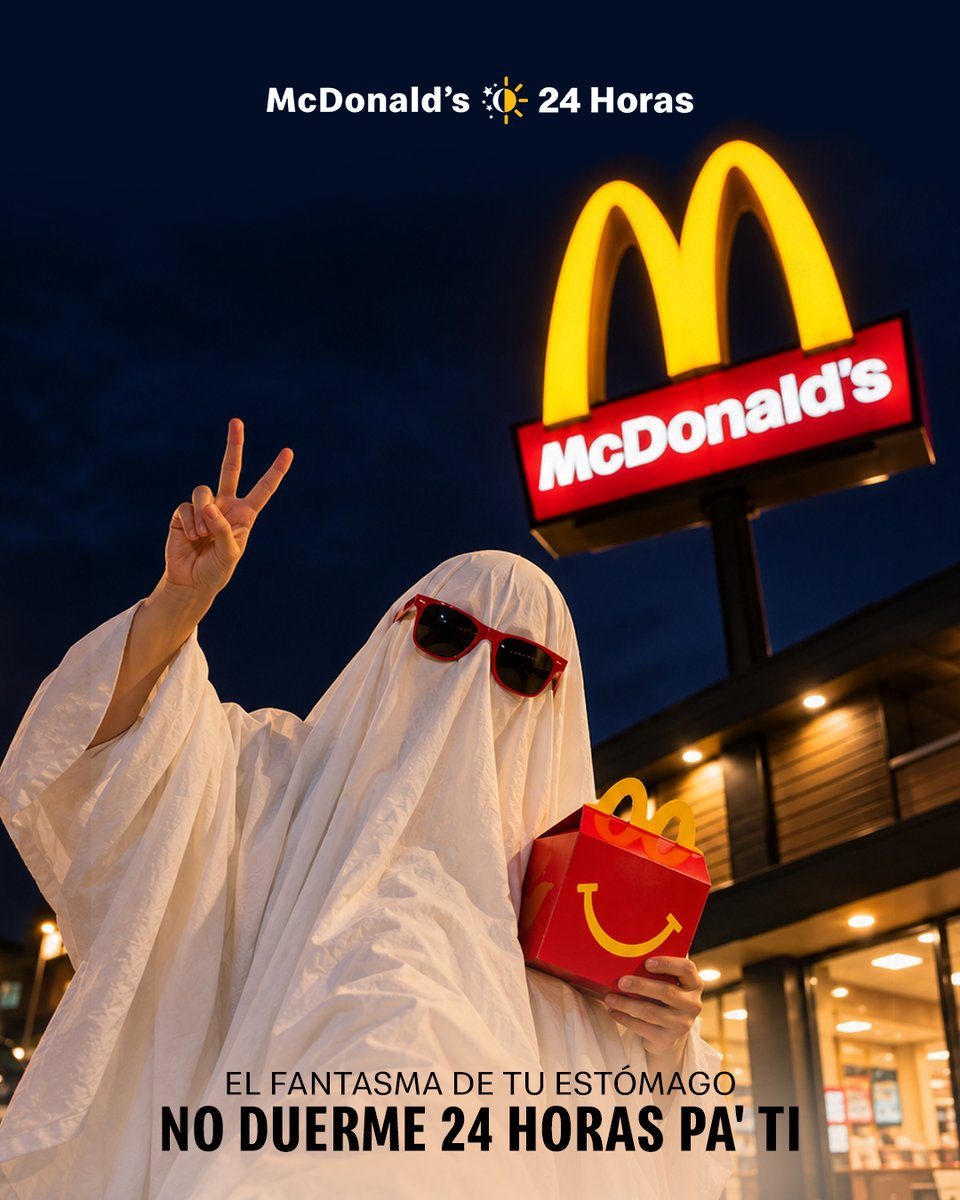 McDonalds_RD's tweet photo. Cuando sales tarde, no puedes dormir o simplemente el hambre te visita de madrugada. 👻
Ya sabes dónde estamos. 😏🍔
#VivirAloMAC #McDonaldsRD #McDonalds #MeEncanta https://t.co/6ZzDEdrJb2