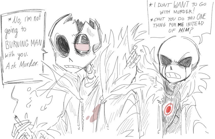Duz_machines84's tweet photo. Holy shit dr lobotomy just posted sans 
(1/4)
#undertaleau #horrorsans #killersans https://t.co/4hROfE5oQx