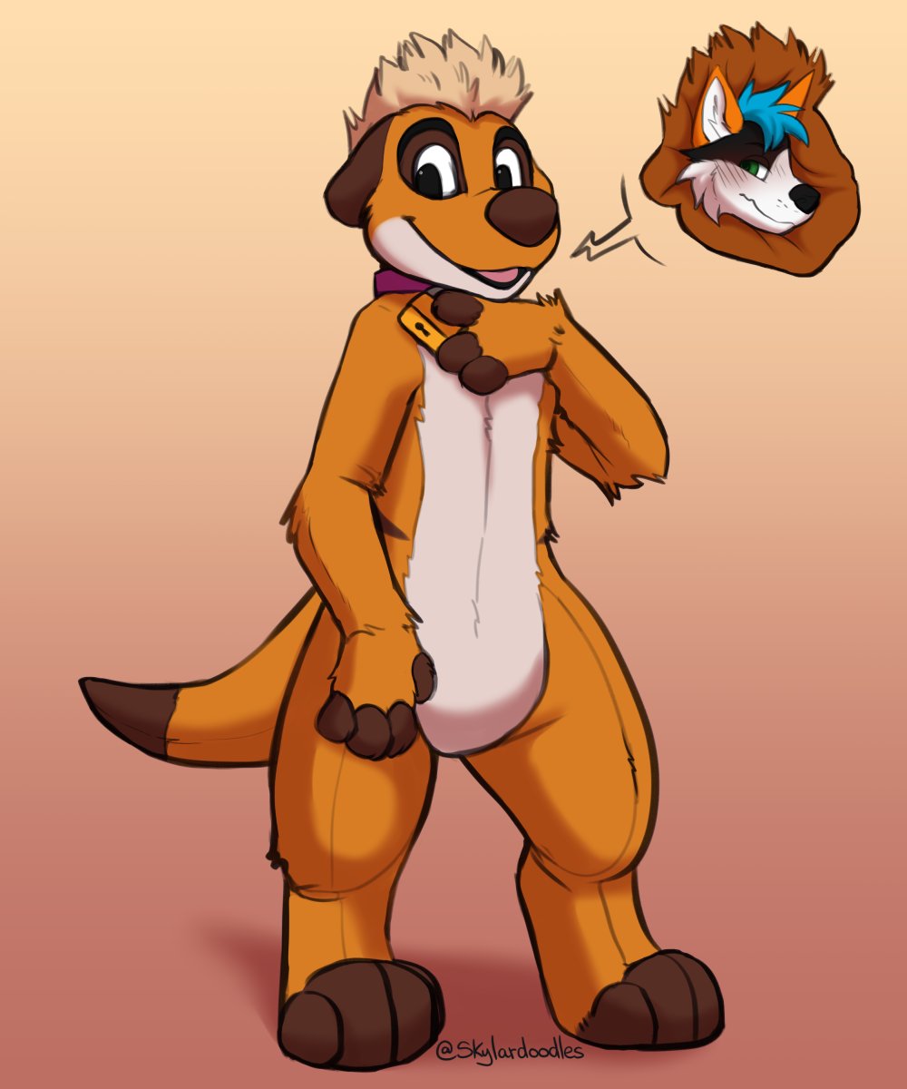 SkylarDoodles's tweet photo. Kinktober day 15: Fursuit trap https://t.co/cJZ0m1jmeS