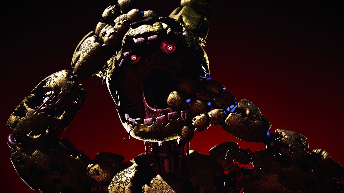 Wandizzxy's tweet photo. The horror show rises after 30 years, still rotting 
#FNAF https://t.co/yLj01QiYj6