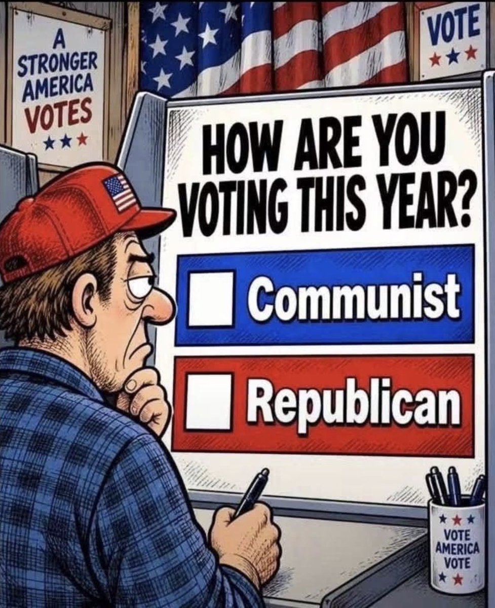 hrkbenowen's tweet photo. Vote red to save America! https://t.co/V4psUvtSF3