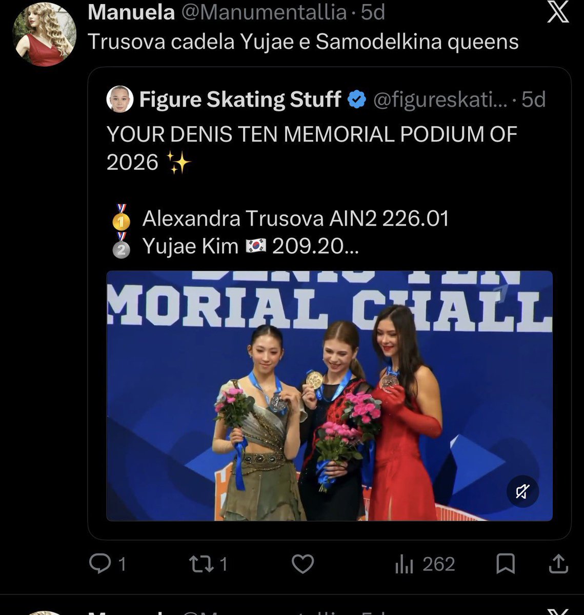 fsquadskating's tweet photo. Vamos cancelar essa lunática, ela não representa os verdadeiros fãs da Alysa. 
@Manumentallia https://t.co/ZHL2H9dzC1