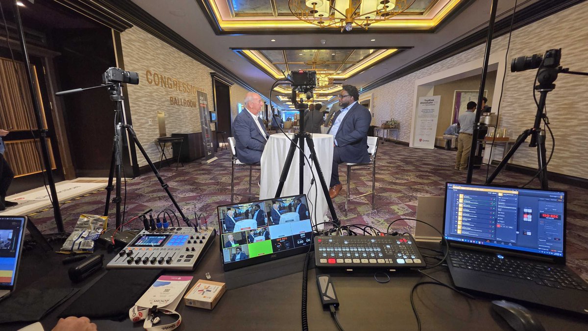 TechstrongGroup's tweet photo. 🎬 @TechstrongGroup was on-site at @qualys ROCon 26 Americas in Austin, Texas, connecting with cybersecurity leaders and industry experts to discuss the future of cyber risk management.

Through a series of exclusive interviews, our team explored how AI-powered security, automation and proactive risk management are helping organizations address emerging threats and strengthen their security operations.

▶️ Stay tuned for exclusive interviews and event coverage coming soon to @TechstrongTV.

#ROCon26 #Qualys #Cybersecurity #RiskManagement #TechstrongTV