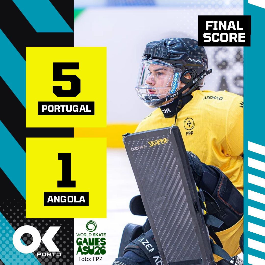 ok_porto's tweet photo. VITÓRIA!

Portugal vence Angola e avança para as Meias Finais do Mundial!

Marcadores:
Hélder Nunes (3)
Miguel Rocha (1)
Zé Miranda (1)

Parabéns rapazes!

#okporto #hoqueipatins #hockeypatines #rinkhockey #hockey https://t.co/hw1ZdhSLkM