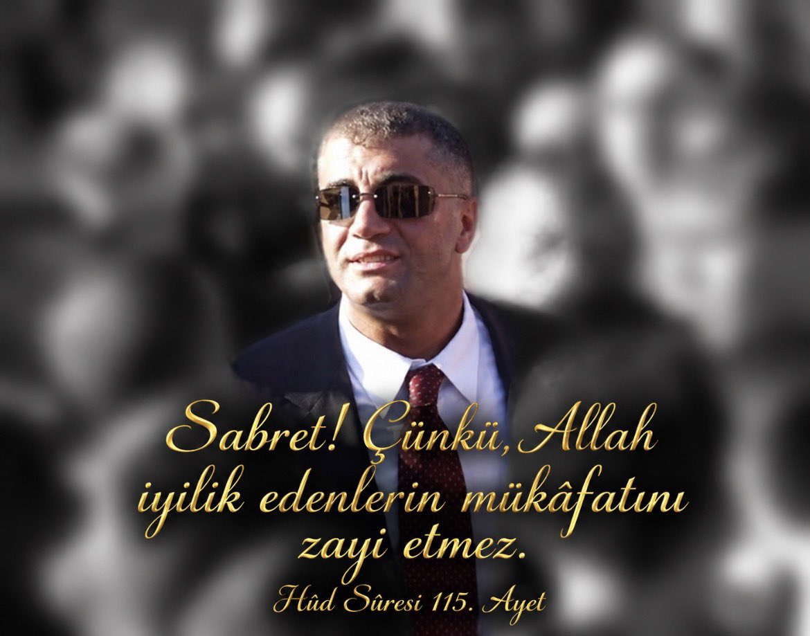 Harun_MFT25's tweet photo. "Sabret! Çünkü, ALLAH iyilik edenlerin mükâfatını zayi etmez."
Hûd Sûresi 115. Ayet

Reis Sedat PEKER https://t.co/LLYHECjOjJ