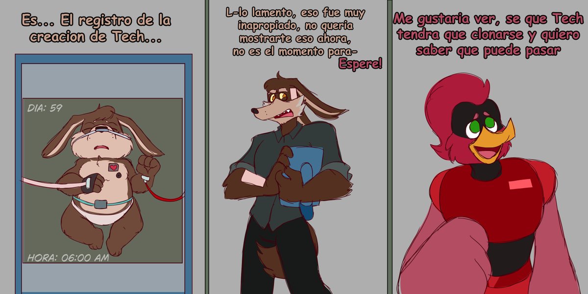 Al_Toons's tweet photo. Ok, ahora voy a hacer ese detalle mucho mas evidente para que cuando lo revele en la trama ustedes digan "Aaaah que pendejo, como no lo vi?" jeje owo

Digamos que Tech seria el equivalente a un bebe prematuro pero de clones, y sin parecer prematuro https://t.co/qzHKOoCWmC