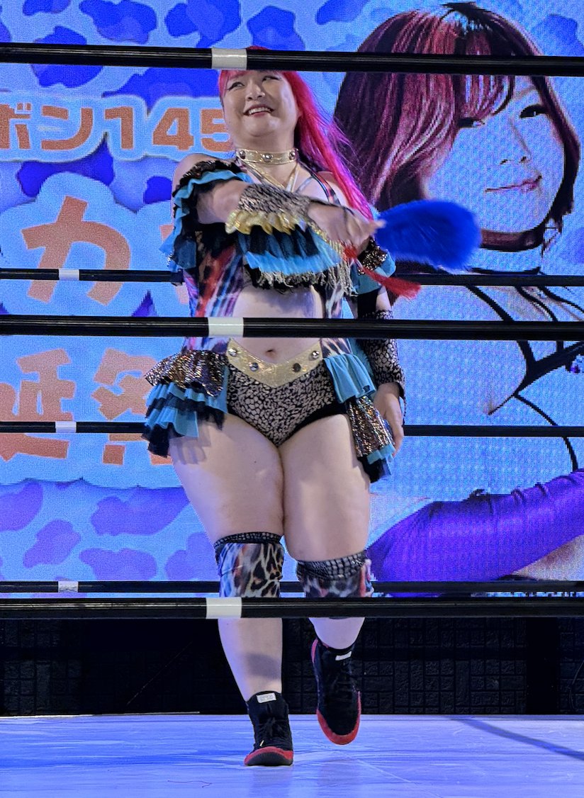 StrollCam's tweet photo. Ice Ribbon #1451 ~ Hamukatsu Birthday Festival
2025.10.25 – Ice Ribbon Dojo

Yappy had a seriously cool look 🪭🐆✨

#Yappy #iceribbon #アイスリボン #ハムカツ生誕祭 #アイスリボン道場 https://t.co/TsSbeuHPMm