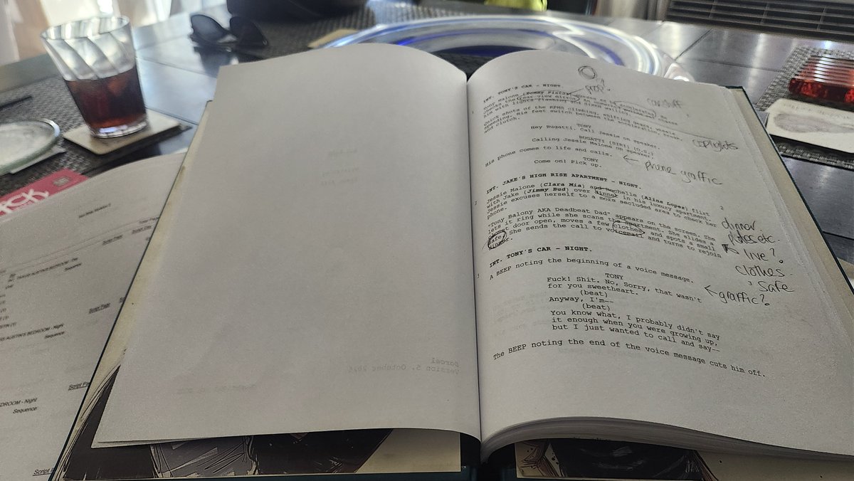 theandyappleton's tweet photo. Another "day off" breaking down a script based on my random notes! #ArtDirection https://t.co/BQWZ0moOxj