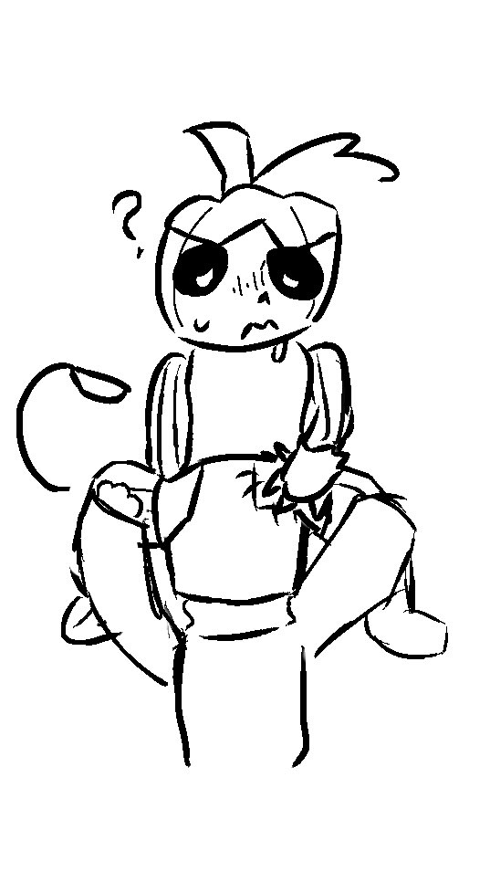 Zen_Idunno's tweet photo. Did a random doodle of my oc giving head to Gourdy. Uhh next thing is my oc. #deadtoons https://t.co/S7n4tYgvMI