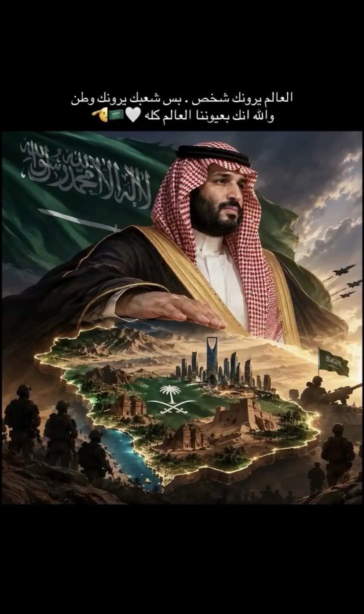 uij_zx's tweet photo. حبيب الشعب وحبيب كل مسلم صادق ليس في اسلامه كذب وخداع ورياء اخونا وولدنا وحاكمنا ونفداه بأرواحنا وبكل غالي ونفيس الله يعزّك ولا يعزّ عليك ويحفظك لشعبك ياولي عهدنا وسندنا  وعزنا 💚🇸🇦🇸🇦🤍

#حبيب_الشعب_محمد_بن_سلمان https://t.co/t37zsEE7yU