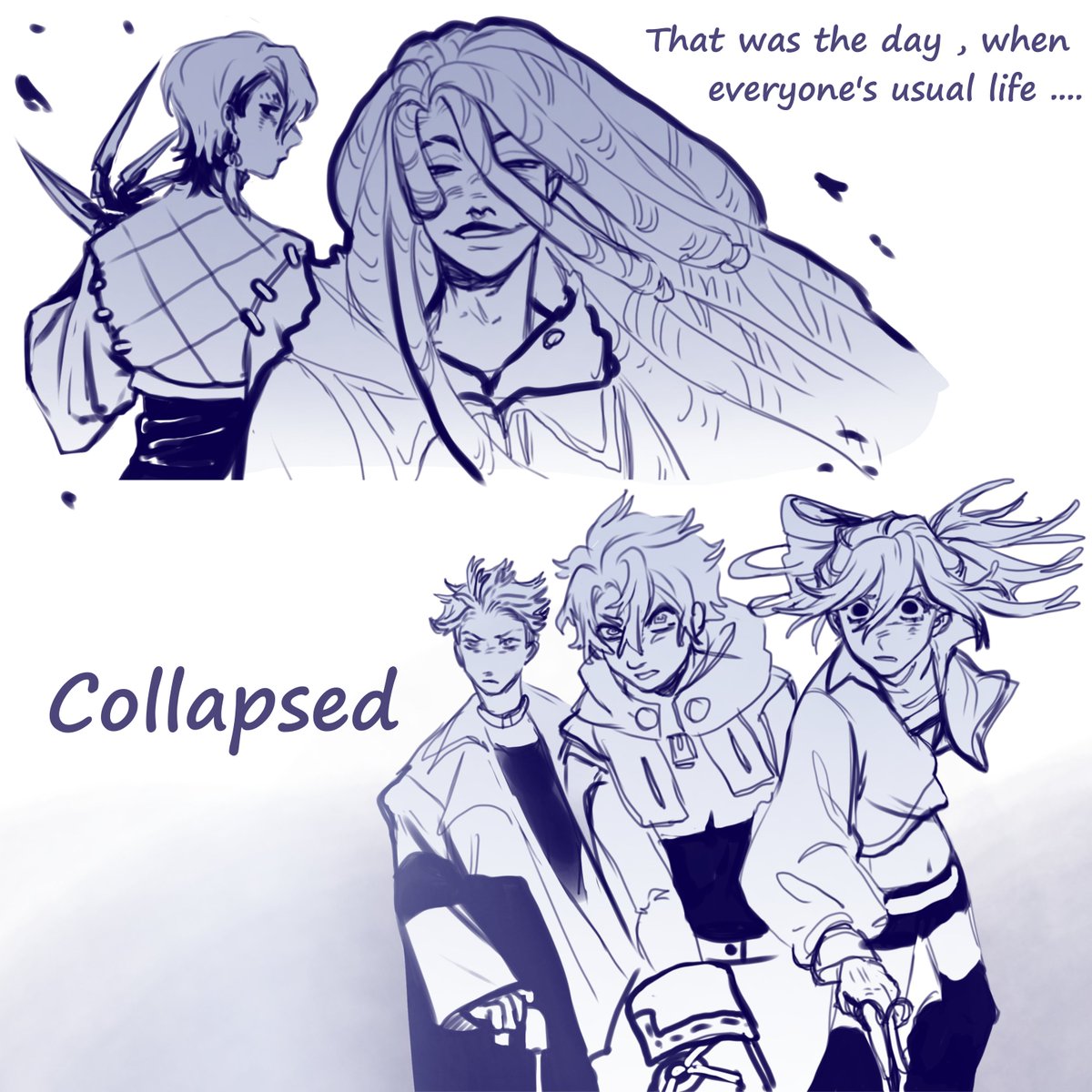 nomotaki_toga's tweet photo. Jankatober Day15: Collapse 
#jankatober https://t.co/LryO0qca5b