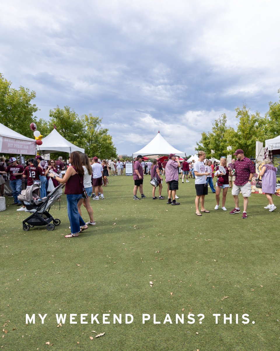AggieNetwork's tweet photo. Will we see you this weekend for an All-Aggie Hullabaloo? 

From free drinks by Yuengling Beer &amp; free yummy sausage from Slovacek Foods to music by DJ Rob, to our vendor marketplace, All-Aggie Hullabaloo is the place to be!

Pre-register and learn more at https://t.co/gNsfbTVqHp. https://t.co/jPp03Mzdia