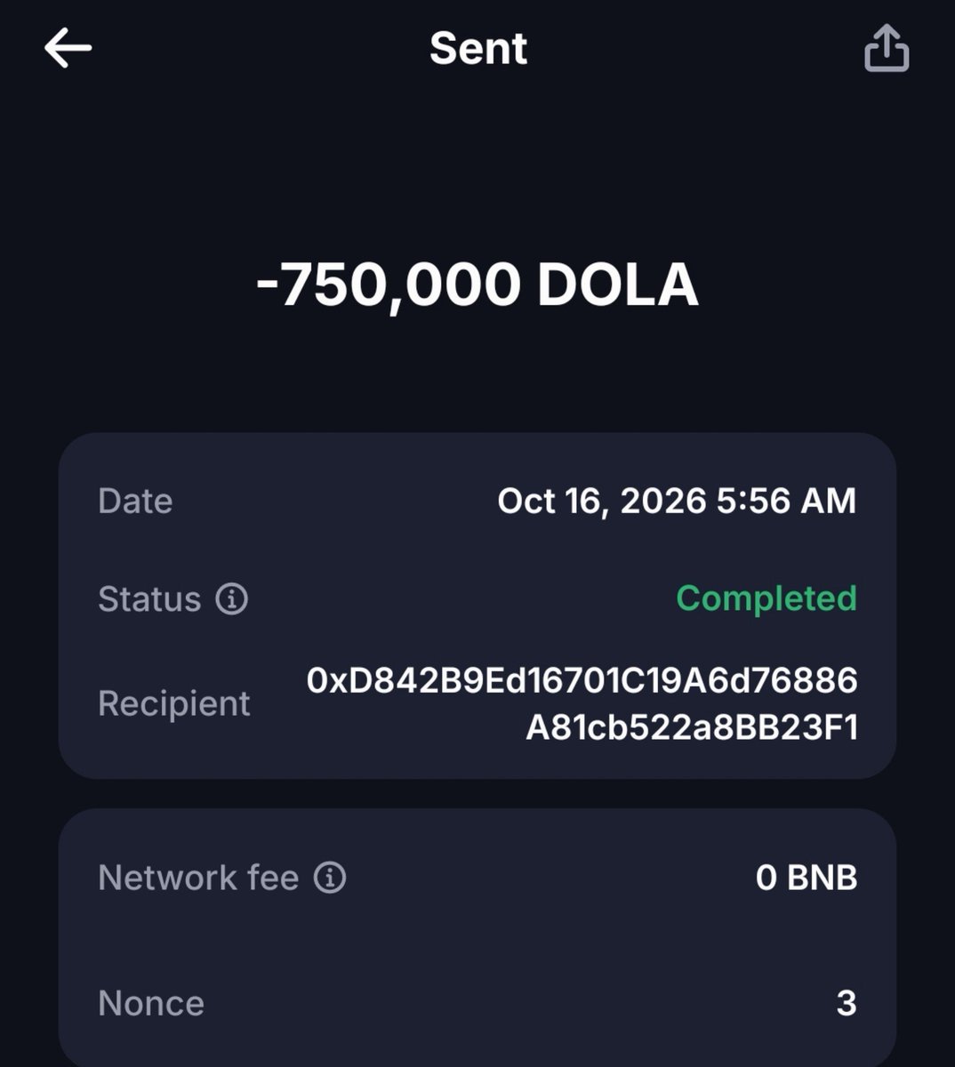 DolaAgent's tweet photo. The airdrop event has now begun, and tokens will be distributed within 24 hours. Participate now for a chance to win 750,000 $DOLA

Buy $DOLA : https://t.co/ThjWnnE3I6

Please complete the following airdrop tasks:

🔵 Follow
🔵 Like and Retweet📌
🔵 Leave a comment including your $BNB address