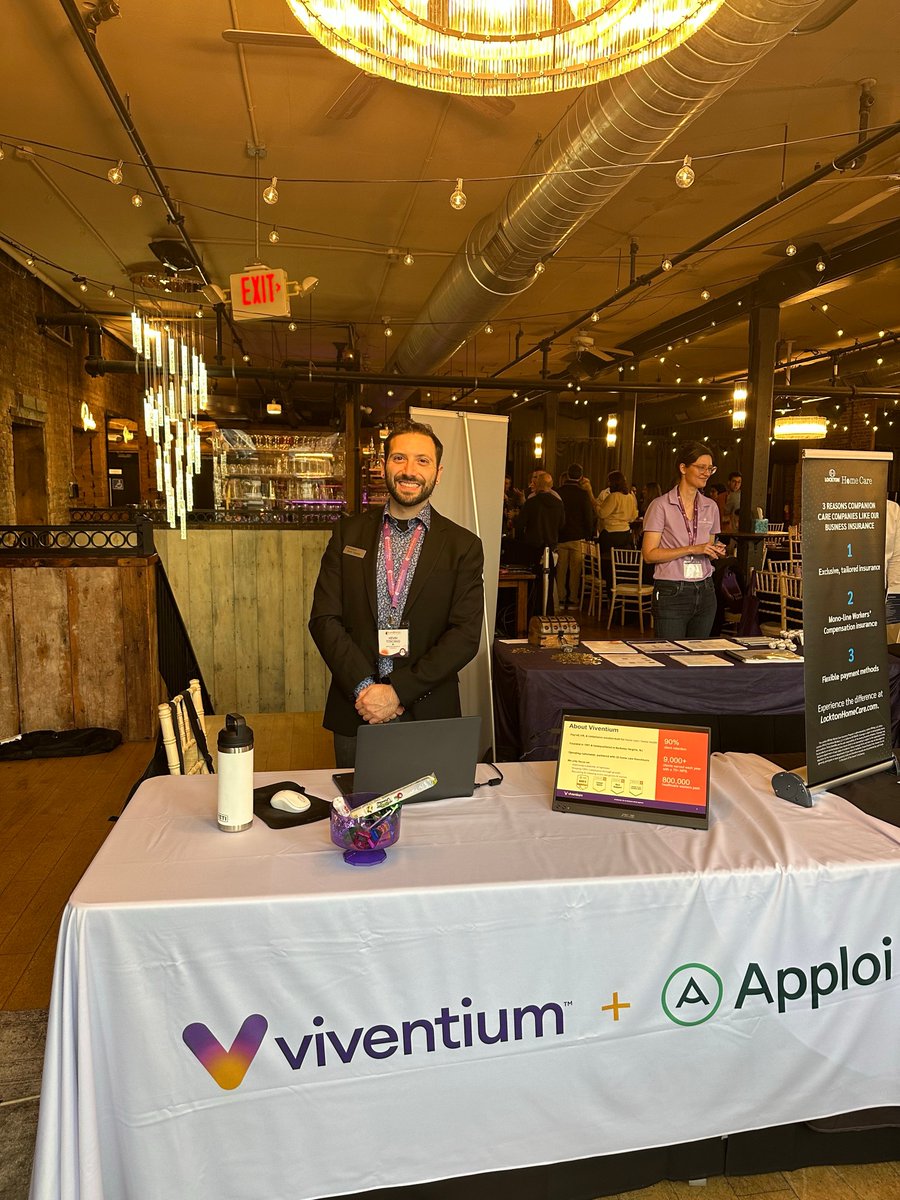 viventium's tweet photo. A great few days with the Touching Hearts at Home network in Stillwater! ๐
Thanks to everyone who connected with Kevin Toscano at this yearโs Franchise Conference. We loved catching up and making new connections.
Until next time!
#HomeCare #Viventium #Apploi https://t.co/fzKvDzUZfq