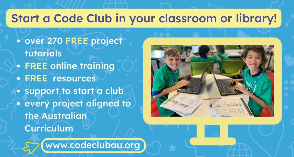 CodeClubAus tweet picture